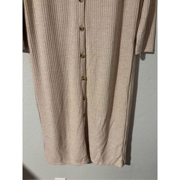 ❤️Old Navy Rib Knit Cardigan Midi Dress - Picture 4 of 7